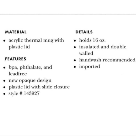 Kate Spade Thermal Mug Tumbler - Picture 7 of 8